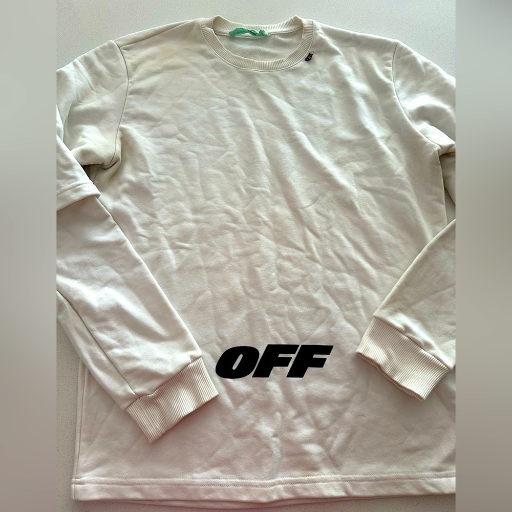 OFF WHITE SWEATSHIRT